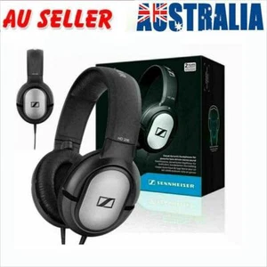 NEW Sennheiser HD 206 Stereo WIRED Headphones Earphones Headband Over Ear Black - Picture 1 of 6