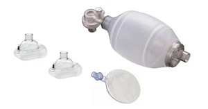 Silikon Notfall Beatmungsbeutel  +   2x  Soft Maske 1x O2 Reservoir - Bild 1 von 1