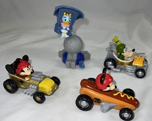 Mickey Mouse and The Roadster Racers Car Lot of 4 Hot Dog, Gold Racer & Goofy - Picture 1 of 17