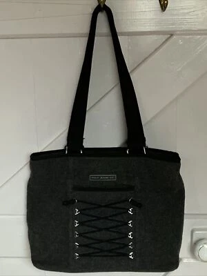 Ralph Lauren Polo Jeans Laced Laptop Messenger Tote Unisex Bag Felt Grey - Image 1 of 4
