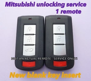 MITSUBISHI OUC644M-KEY-N unlocking service smart keyless remote +BLANK INSERT - Picture 1 of 4