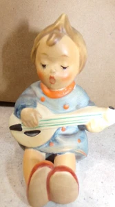VTG Goebel Hummel #53 JOYFUL Girl Playing Lute - Picture 1 of 4