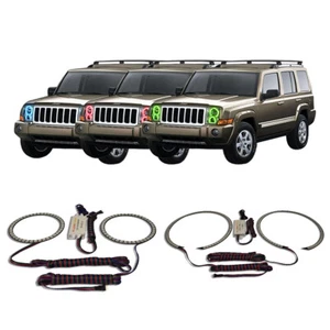 Kit de halo de faros RGB multicolor CHS para Jeep Commander 06-10 - Imagen 1 de 5
