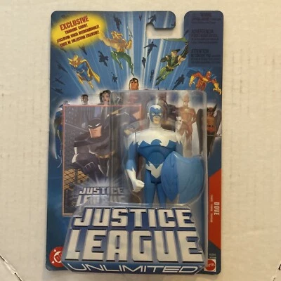 ¡NUEVA FIGURA DE ACCIÓN DC JUSTICE LEAGUE UNLIMITED DOVE MATTEL CON TARJETA DE BATMAN! COOL Foto 1 de 2