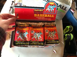 1989 Sportflics Magic Motion Baseball Cards Wax Box - 35 Unopened Packs NEW - Picture 1 of 6