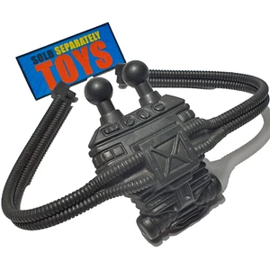 ZAINO vintage Street Sharks Repteel tubi originale grigio arma accessorio parte - Foto 1 di 19