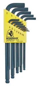 BONDHUS Hex Ball End BallDriver® Long Arm L-Wrench Set 13pc  #10937 .050-3/8" - Picture 1 of 1