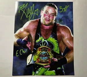 FOTO FIRMADA DE ROB VAN DAM GREEN DRAGON - ECW - - Imagen 1 de 2