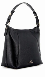 Women’s Handbag MICHAEL KORS Lucy Leather Hobo Shoulder Bag Black AUTHENTIC NEW - Bild 1 von 13