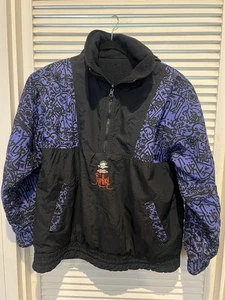 Rip Curl Australia Vintage Reversible Fleece Jumper Jacket K (14) 1990's - Picture 1 of 10