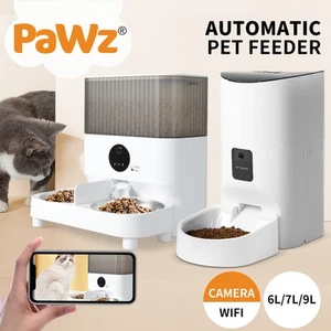 Pawz Auto Pet Feeder Wifi Camera Automatic Cat Dog Smart Food Dispenser App - Picture 1 of 53