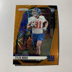 2024 Prizm Football Tyler Nubin Orange Lazer (RC) New York Giants - Bild 1 von 2