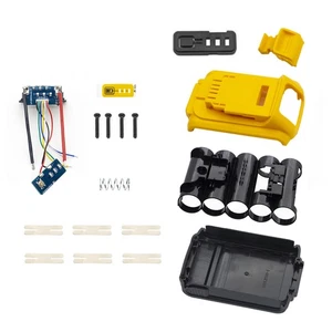 New Durable For DeWalt 20V DCB201/DCB203 Li-Ion Battery Plastic Case Replace - Picture 1 of 10