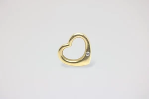 Ciondolo Cristo cuore con brillante - oro giallo 750 circa 20,7 mm x 18,0 mm - Foto 1 di 7