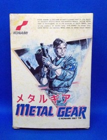 Metal Gear Famicom Nintendo Konami 1987 Hideo Kojima Tested Japan JP Boxed CIB