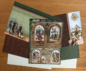 Hunkydory For the Gents-The Great Outdoors Card Making Kit inc Inserts & Papers - Picture 1 of 5