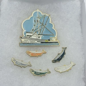 UBC Alaska Regional Council Carpenters Boat Salmon Pins 1501 2247 2520 1243 1281 - Picture 1 of 10