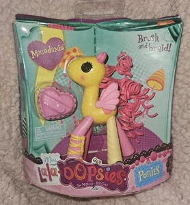 Lalaloopsy Ponys Macadamia Mini Lala-Oopsies Pferd 2013 Neu Pinsel und Zopf - Bild 1 von 4