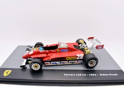 Modellini auto FORMULA 1 scala 1:43 FERRARI 126 C2 pironi collezione ixo diecast - Immagine 1 di 4