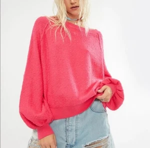 FREE PEOPLE Maglione Donna ROCK CANDY Textured Found My Friend Taglia Large Nuovo con etichette - Foto 1 di 10