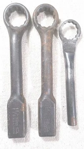 Martin Tools 1-5/8" Llaves Golpeadoras X 2 y 1 1/2" 809A Juego de 3 Herramientas De Colección - Imagen 1 de 13