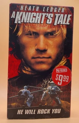 A Knight's Tale VHS 2001 Heath Ledger **Buy 2 Get 1 Free** Foto 1 de 3