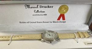 Quarz Marcel Drucker Damenuhr Lünettenuhr im Gehäuse #22-236 - Bild 1 von 4