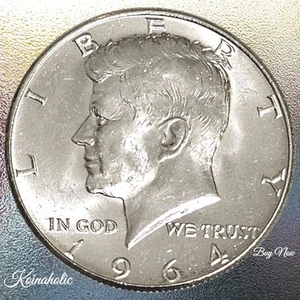 1964 D Kennedy Half Dollar 50C 90% SILVER Gem BU LOWER Mintage Fast Ship π’ - Picture 1 of 7