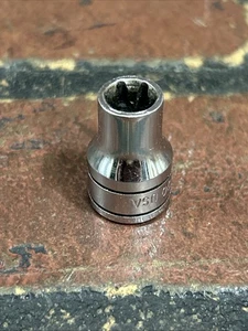 Snap On 3/8" Drive 10 Shallow Chrome Invert Torx Socket USA FLE100 - Bild 1 von 7