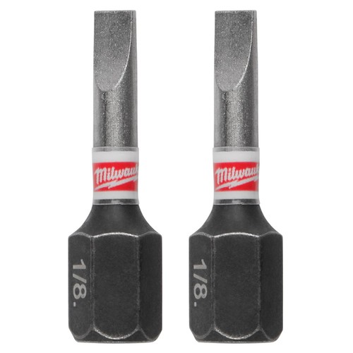 Milwaukee 48-32-4416 Insert Bit Slotted 1/8 In 2pk