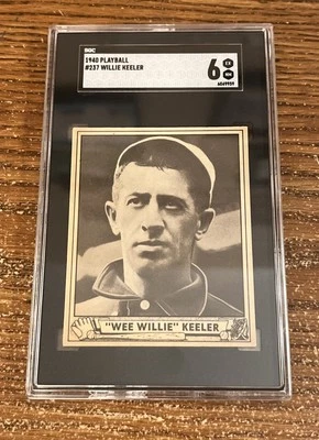 1940 Playball #237 WEE WILLIE KEELER SGC 6 NM-EX New York Yankees - Image 1 of 2