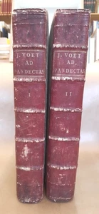 Johannis Voet JCti  antecessoris in academia,<br />Lugduno-Batava, Commentari.. - Bild 1 von 8