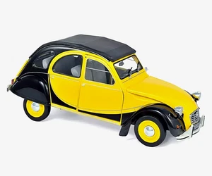 Citroen 2CV Charleston 1982, gelb-schwarz, 1:18, NOREV - Picture 1 of 2