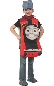 DISFRAZ DE LUJO JAMES THOMAS MOTOR TANQUE NIÑO NIÑO PEQUEÑO TREN LIBRO SEMANA - Imagen 1 de 2