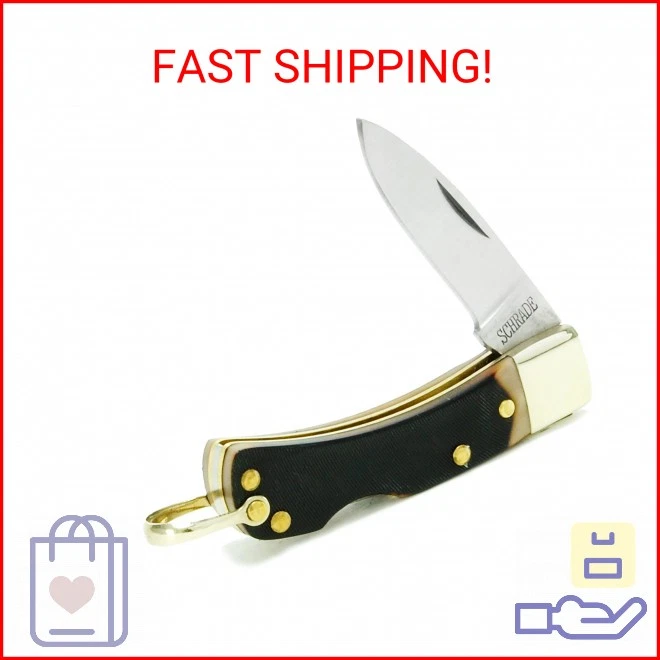 Schrade Knives Old Timer Small Lockback Folding Knife 1ot