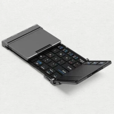 IClever IC-BK08 Keyboard Folding Bluetooth USB Touch Pad 220g Dark Gray - Image 1 of 4
