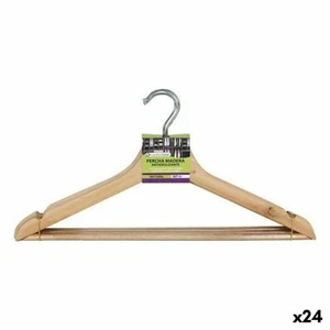 Juego de Perchas Confortime Antideslizante Marrón Madera 3 Piezas [24 Unidade - Imagen 1 de 1