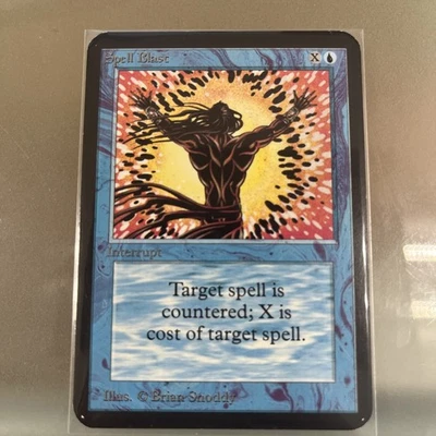 Spell Blast Alpha Edition MTG LP - Image 1 of 2