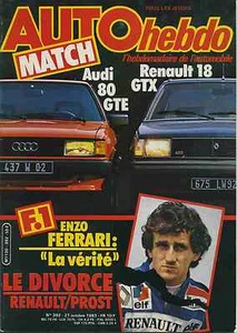 AUTO HEBDO n°392 27/10/1983 R18 GTX AUDI 80 GTE GrC IMOLA - Bild 1 von 1