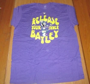 WWF WWE Large Bayley Wrestling T Shirt Damage CTRL Purple Diva Woman - Picture 1 of 4