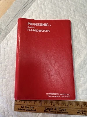 Manual de ventas nacional Panasonic de colección de los años 60 división de televisión Matsushita Foto 1 de 4