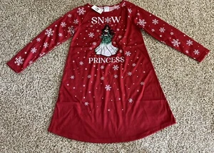 PJ Place Girls Long Sleeve Pajama Dress Size M 7/8 NWT - Picture 1 of 4
