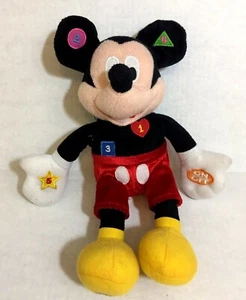 Kcare Learning Toy Disney Mickey Mouse Plush 12" Stuffed Colors Numbers Talking - Picture 1 of 8