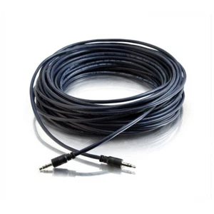 C2G 40517 35ft (10.7m) 3.5mm Stereo Audio Cable Plenum Rated A BOX OF 50 Cables - Picture 1 of 2