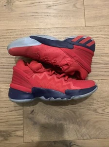 Used Adidas D.O.N. Issue 2 Red Spider Man Marvel Bounce Size 14 Basketball Shoes - Picture 1 of 4