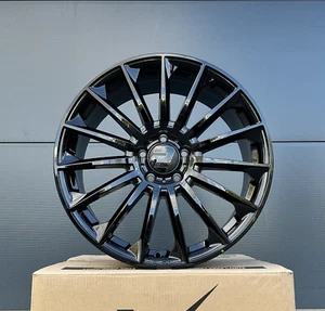 4x 19 Zoll 4 Felgen WH39 schwarz für Mercedes GLA C A E V Klasse Vito W447 639 - Bild 1 von 4