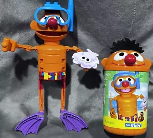 Rare Vintage Knex K'nex SESAME STREET Swim Time Beach Ernie Building Blocks Set - Picture 1 of 16