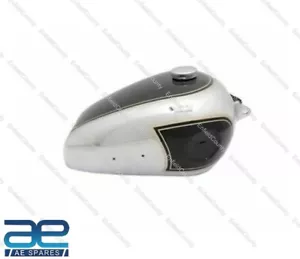 Petrol Fuel Tank+Cap Black Painted Chromed For BSA B31 B33 Plunger Model AEs - Bild 1 von 5