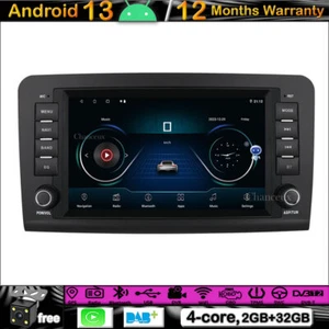 8"Android 13 Unità Testa Radio GPS SATNavi Carplay Per Mercedes Classe R W251 06-12 - Foto 1 di 12