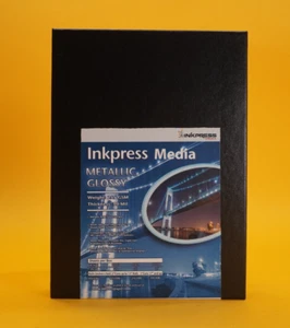 INKPRESS Metallic Glossy Paper 4"x6" 50 sheets 255GSM - Picture 1 of 4